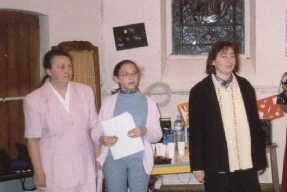 Catherine RÉAULT-CROSNIER, Claire CROSNIER et Patricia PACQUETEAU, le 30 mai 1998