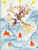 Pastel et collage d'algues roses de Bretagne de Catherine Réault-Crosnier intitulé Transparence et lumière.