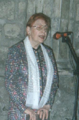 Jeanne ZOTTER au Mur de poésie de Tours 2000