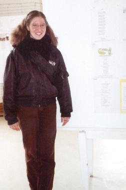 Ethel KIRSZBAUM au Mur de poésie de Tours 2001.