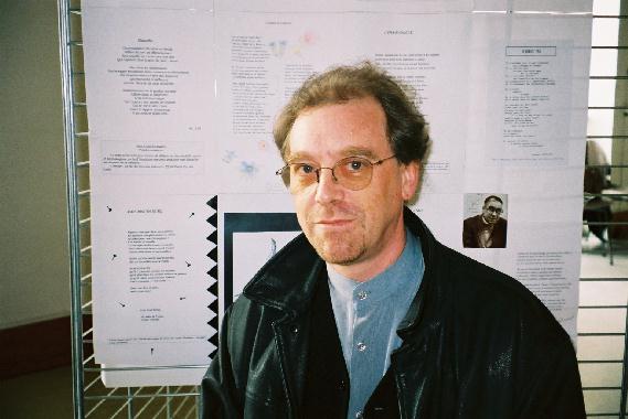Jean-Louis LEMAÎTRE au "Mur de poésie de Tours" 2002.