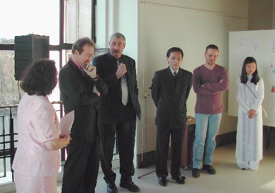 Inauguration du "Mur de poésie de Tours" 2003 - Réponse de Monsieur Marc POMMEREAU, président du Conseil général d'Indre-et-Loire.
