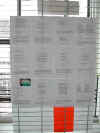 Panneau n° 4 des poètes dont une rue de Tours porte le nom, exposé au "Mur de poésie de Tours" 2003.
