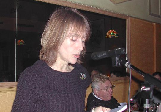 Marie-Christine ROUJON-DHRON au Banquet de la posie de Tours, le 14 mars 2004.