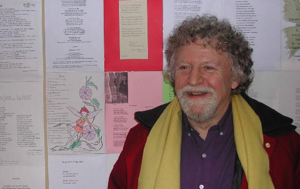 Jean-Paul ORCEL au Mur de poésie de Tours 2004.