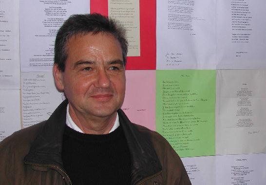 Jean-Pierre PEDAN au Mur de poésie de Tours 2004.