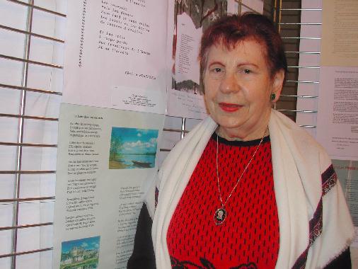 Jeanne ZOTTER au Mur de poésie de Tours 2005.