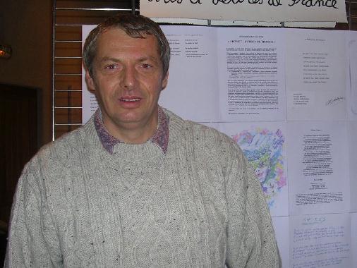 Philippe FARION au Mur de poésie de Tours 2006.