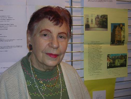 Jeanne ZOTTER au Mur de poésie de Tours 2006.