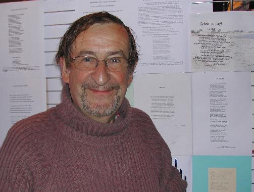Eugène GALLAND au Mur de poésie de Tours 2006.
