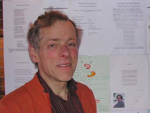 Éric JOUANNEAU au Mur de poésie de Tours 2006.