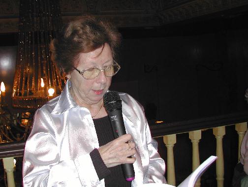 Valentine MAGÈVE au Banquet de la poésie, le 12 mars 2006 à Tours.