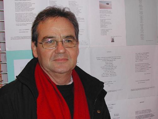Jean-Pierre PEDAN au Mur de posie de Tours 2006.