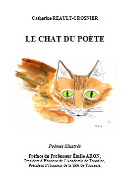 Couverture du livre Le chat du poète, de Catherine Réault-Crosnier.