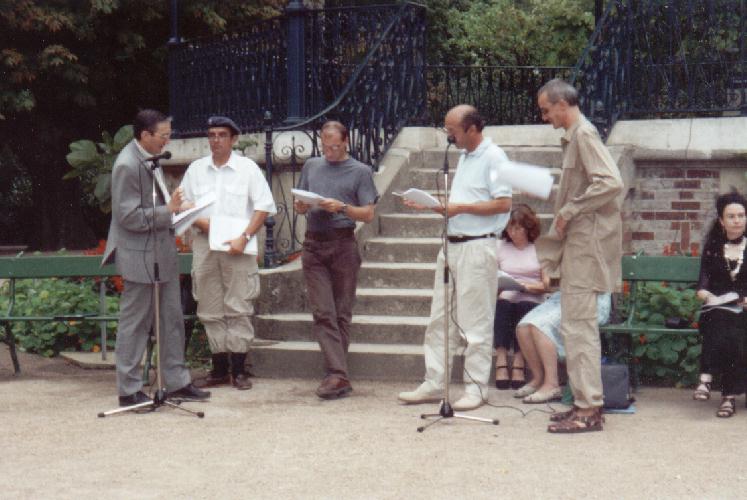 Pendant la lecture de la rencontre sur Georges COURTELINE, le 18 août 2000