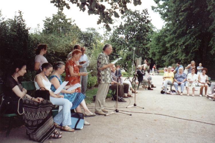 Pendant la lecture de la rencontre sur Paul-Louis COURIER, le 25 août 2000