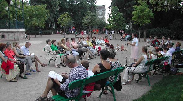 5èmes Rencontres littéraires au jardin des Prébendes à Tours, le 29 août 2003 sur Jules MOINAUX.