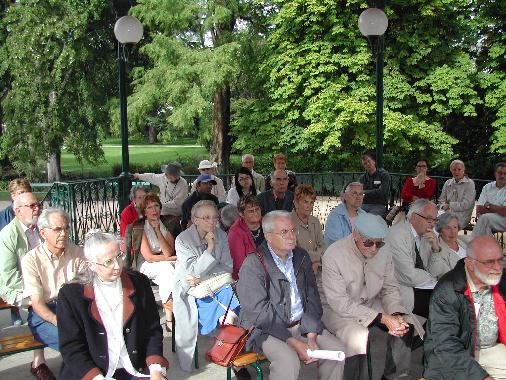 Une partie du public lors de la Rencontre du 11 août 2006, consacrée à Léopold Sédar Senghor.
