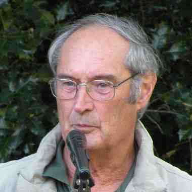 Jean-Luc Moreau le 31 août 2012, lors de la rencontre littéraire dans le jardin des Prébendes à Tours.