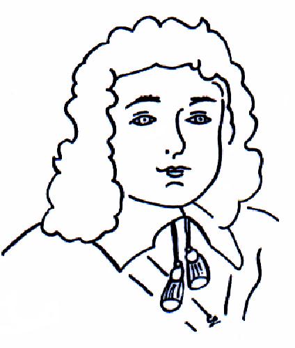 Portrait de Racan, dessiné par Catherine RÉAULT-CROSNIER
