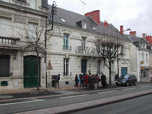 La maison natale de Maurice Rollinat à Châteauroux.